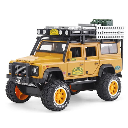 1:28 Land Rover Defender Diecast Model Car with Sound & Lights image 9