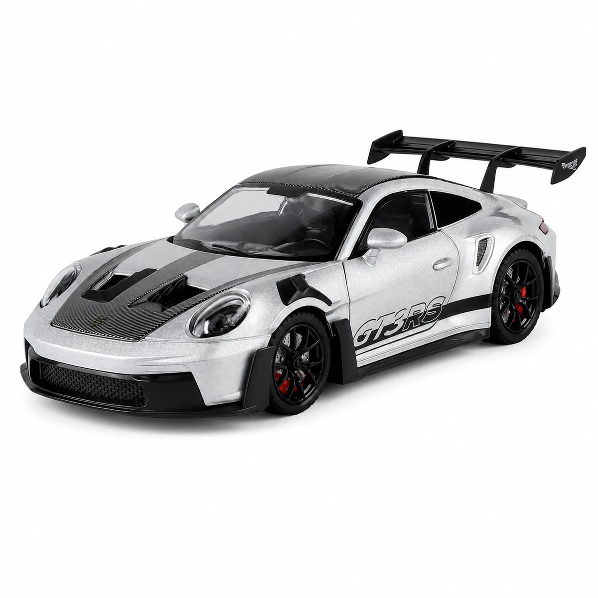 1:24 Porsche 911 GT3 RS Diecast Model Car with Sound & Lights on white background