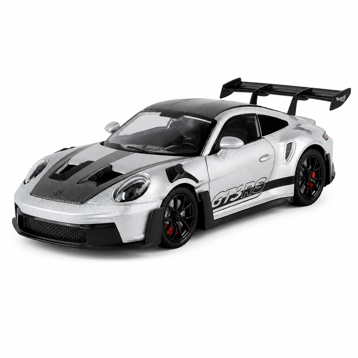 1:24 Porsche 911 GT3 RS Diecast Model Car with Sound & Lights on white background