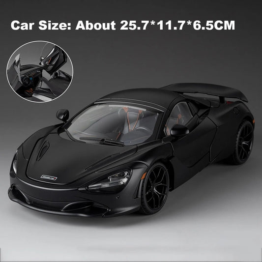 1:18 McLaren 720S Diecast Model Car – Premium Alloy Collectible with Detailed Interior & Opening Doors